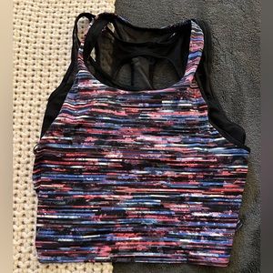 Lululemon Cropped Tank with Built In Bra - Size 8